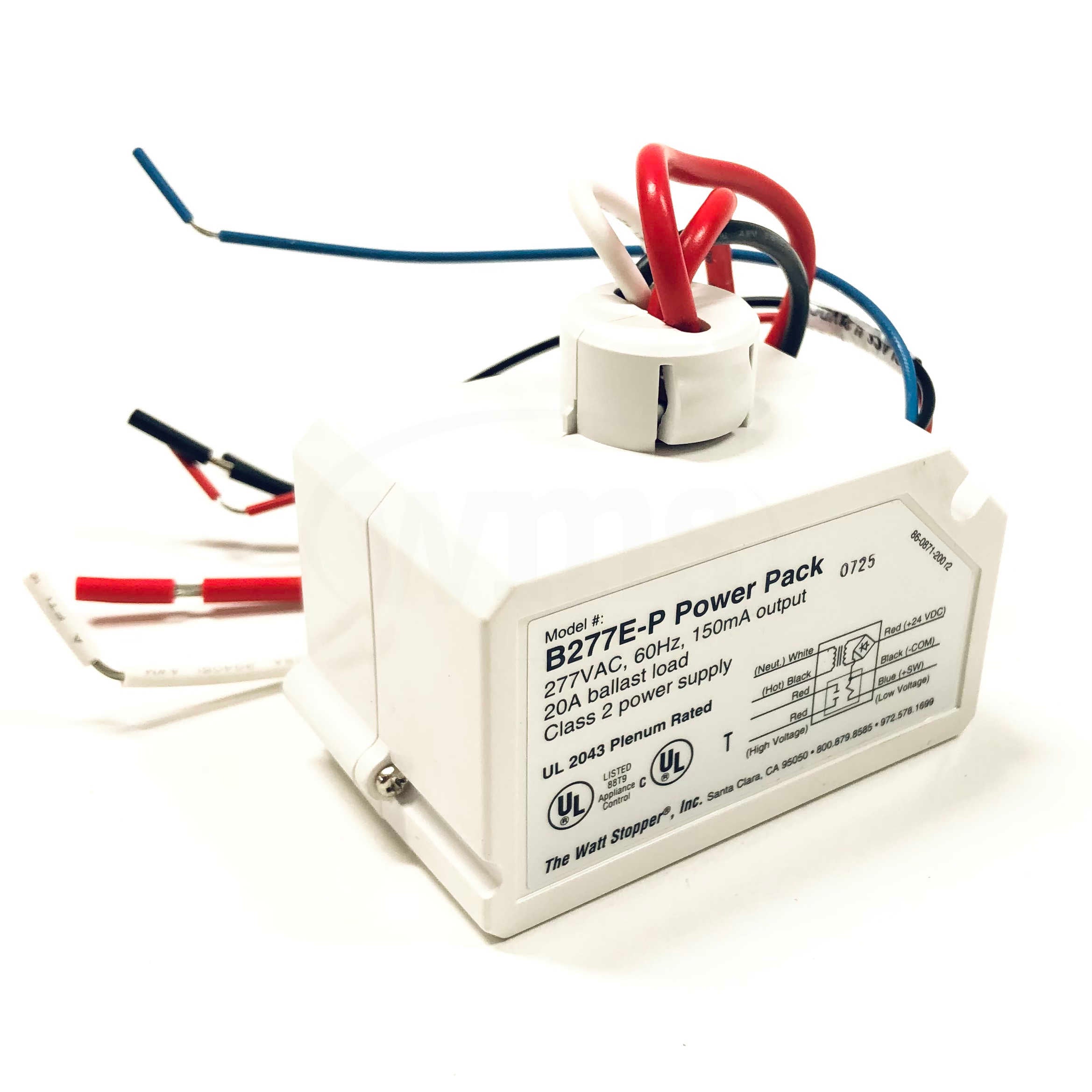 B277E-P WattStopper Power Pack Self Contained Transformer Relay System, 277VAC