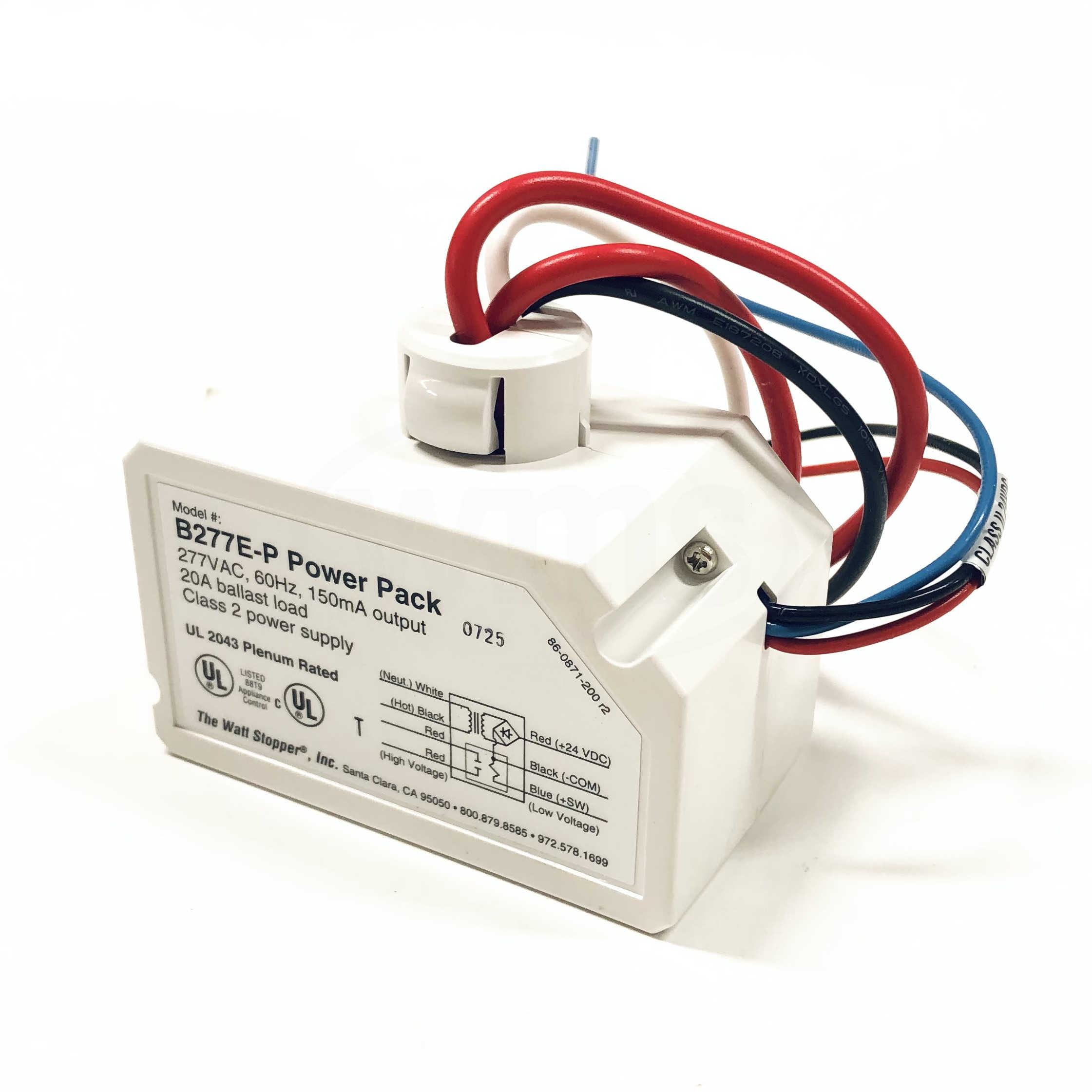 B277E-P WattStopper Power Pack Self Contained Transformer Relay System, 277VAC