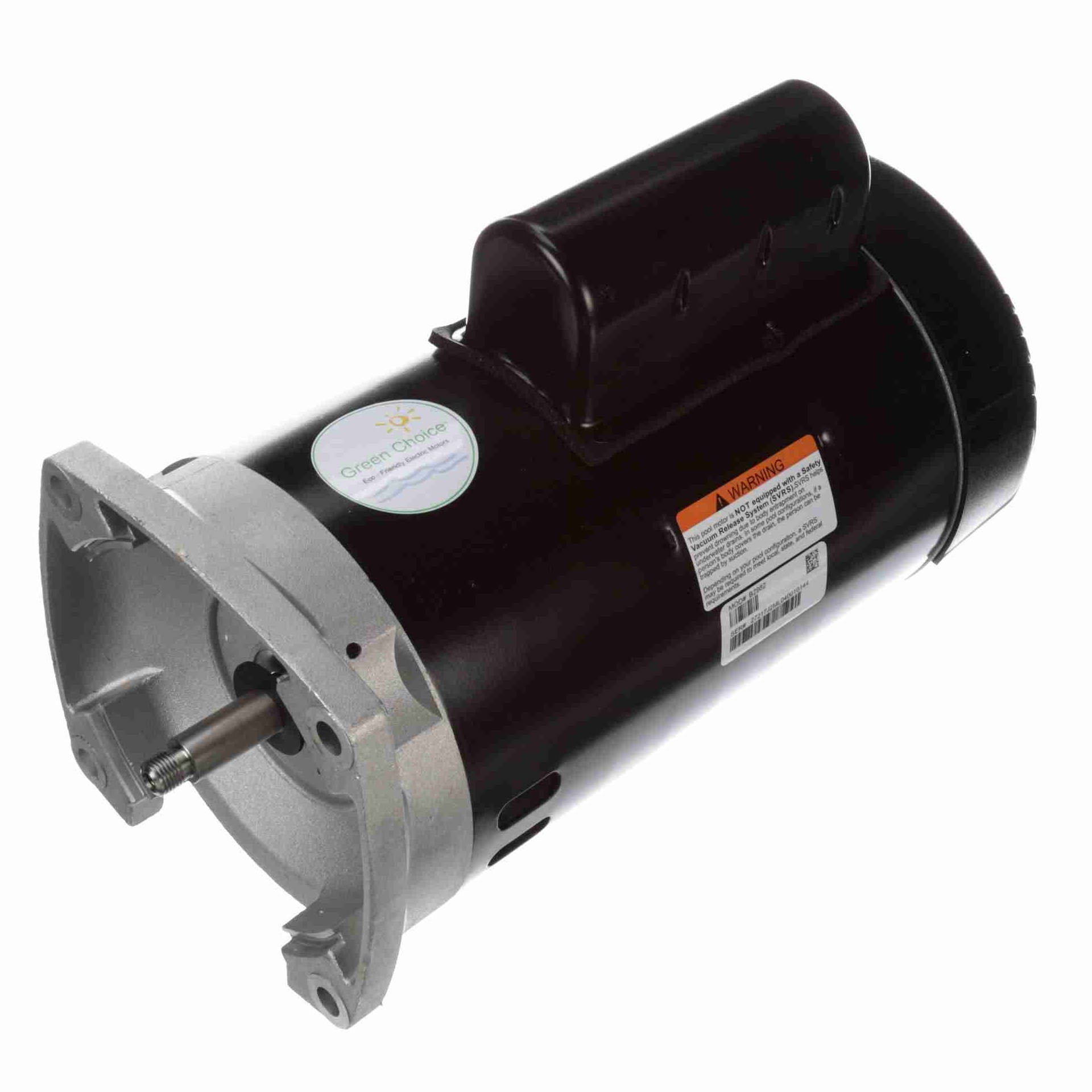 B2982 Century 1/0.12HP Pool Pump Electric Motor, 3450/1725 RPM