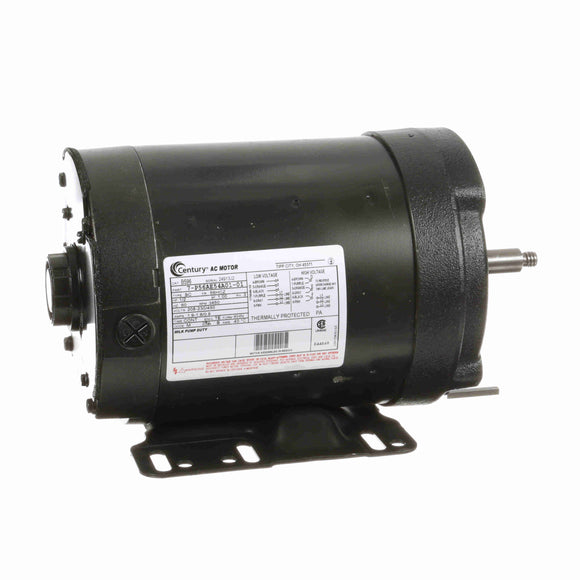 B596 Century 1/2HP Milk Pump Duty Electric Motor, 3600RPM