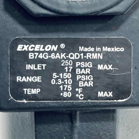 B74G-6AK-QD1-RMN IMI Norgen Filter/Regulator, 3/4" PTF Ports - 0