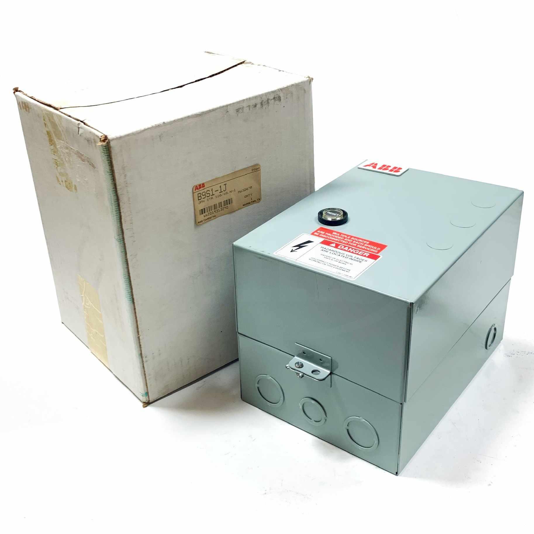 B9S1-1J ABB 3 Phase Starter, 120V, 60Hz