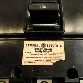 TJ23615 General Electric (GE) Circuit Breaker, 3-Pole, 150 Amps