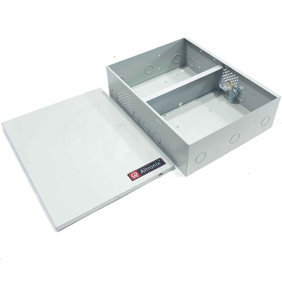 BC400SG Altronix Grey Enclosure With Battery Shelf, 15.5"H x 12"W x 4.5"D