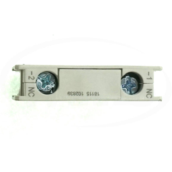 BCXMF01 WEG Auxiliary Contact Block, 1 NC Contact