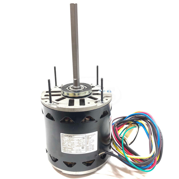 BD1106 Century Motor 1Hp, 208-230V, 4.8A, 1075/3SPD, 1Ph, 60Hz