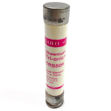 TRS50R Gould Shawmut Fuse, Dual Element, Time Delay, 50 A, 600 VAC, IR 200kA