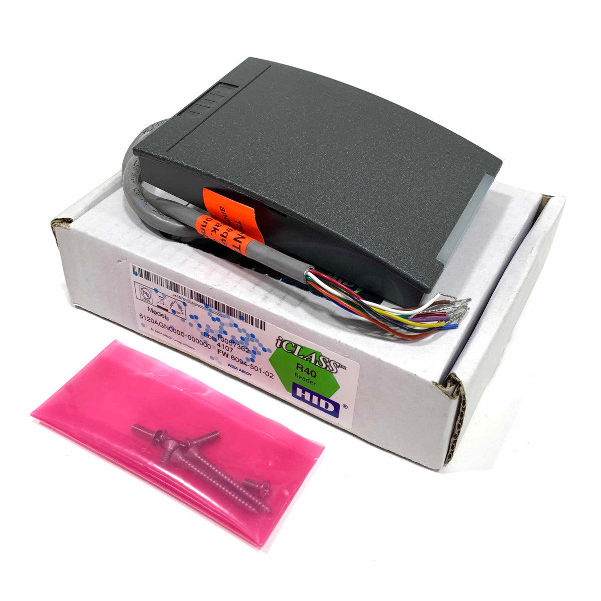 6120AGN0000-000000 HID iClass R40 Contactless Card Reader | Witmer ...