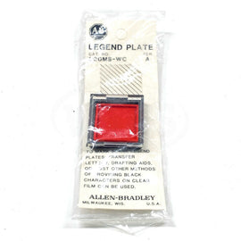 800MS-WC Allen-Bradley Legend Plate