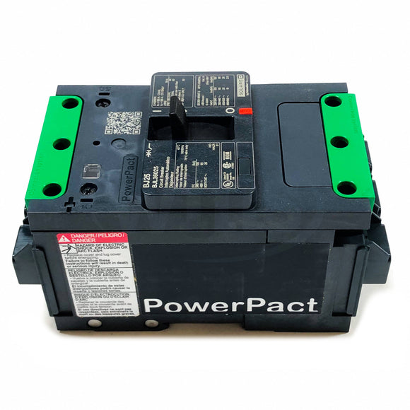 BJL36025 Square D PowerPact B Circuit Breaker, 25 Amps, 3 Pole