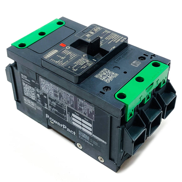 BJL36025 Square D PowerPact B Circuit Breaker, 25 Amps, 3 Pole