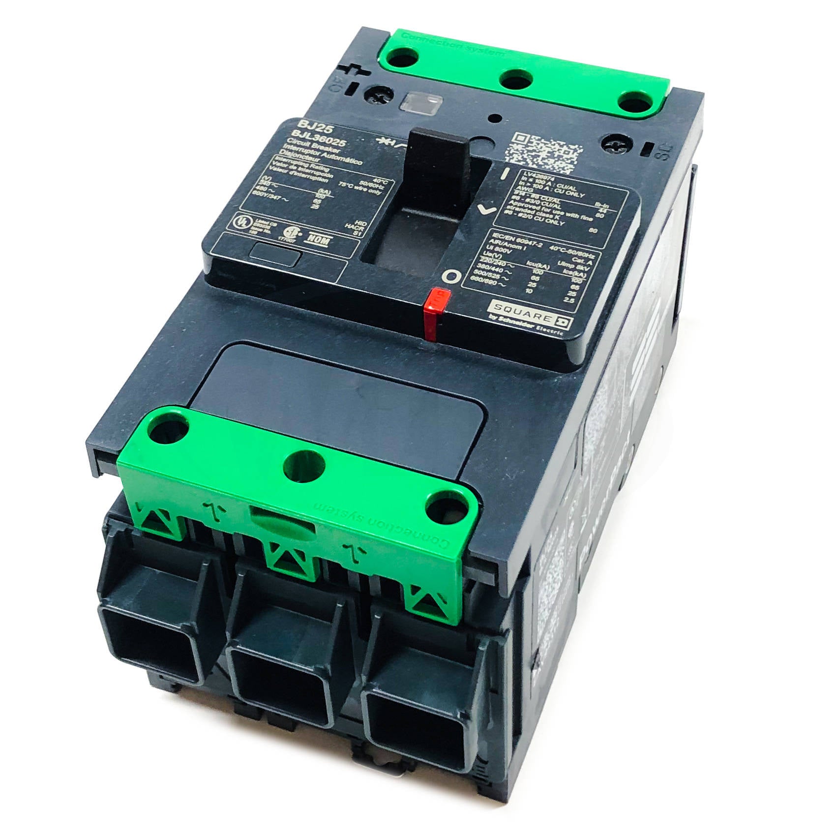 BJL36025 Square D PowerPact B Circuit Breaker, 25 Amps, 3 Pole - 0