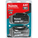 BL1860B-2 Makita 18V LXT Lithium-Ion 6.0Ah Battery, 2 Pack-1