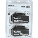 BL1860B-2 Makita 18V LXT Lithium-Ion 6.0Ah Battery, 2 Pack-2
