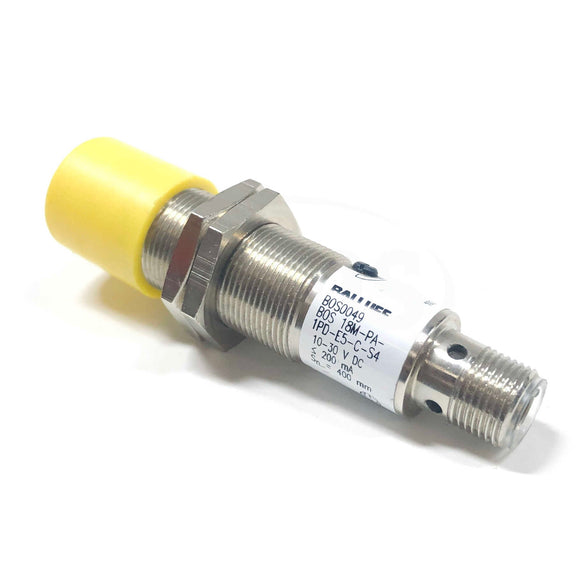 BOS0049 Balluff Photoelectric Sensor, 10-30V, BOS 18M-PA-1PD-E5-C-S4