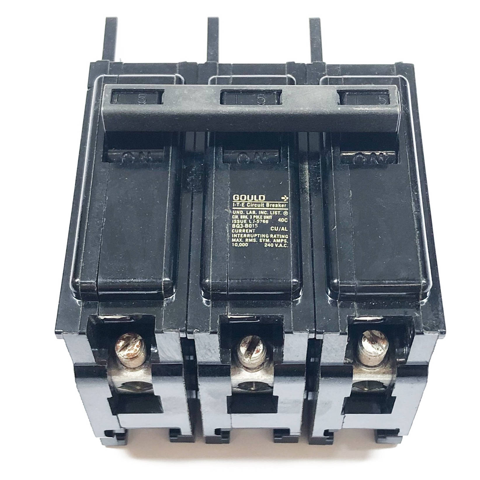BQ3-B015 Gould Bolted Circuit Breaker, 15A, 3-Pole