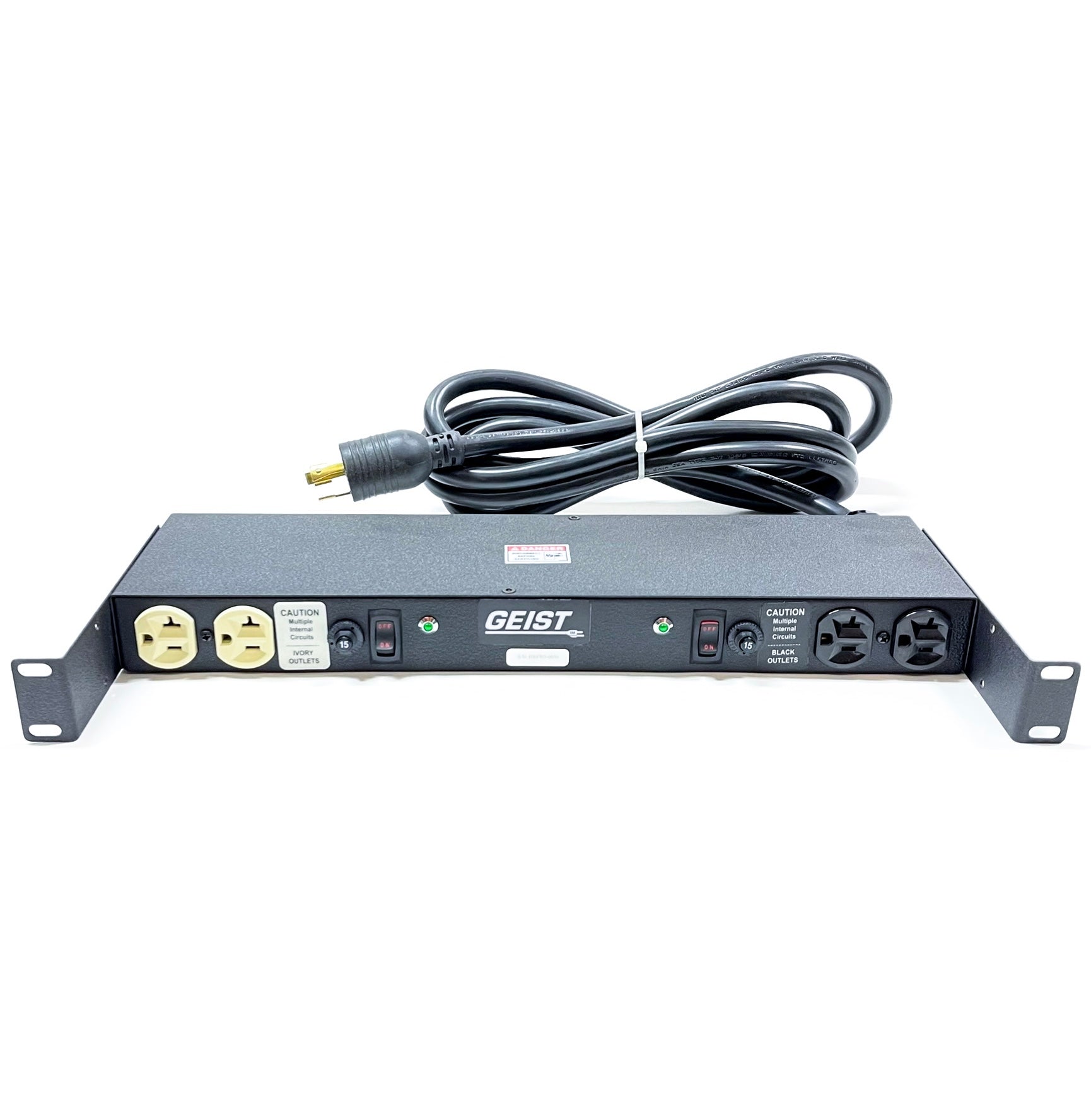 Geist BRD120-1036TL 19" Rack Mount PDU 30A/120V w/ 12 x 5-15/20R Outlets