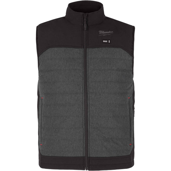 M300G-212X Milwaukee M12 Heated AXIS Vest, Gray, 2XL