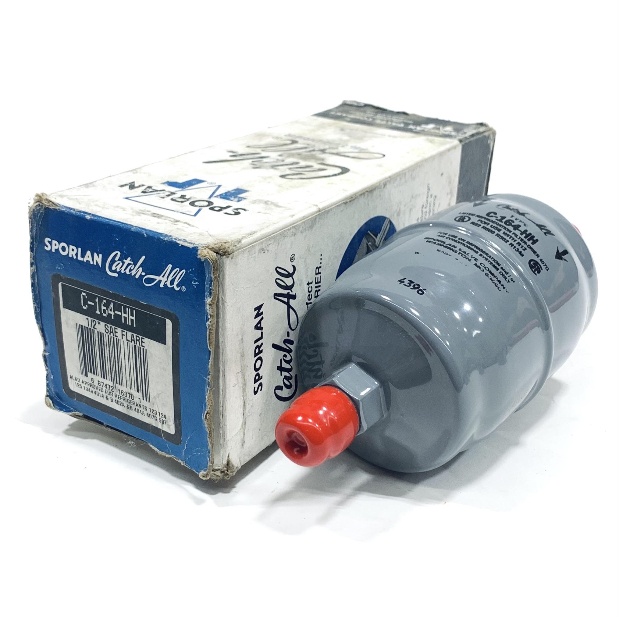C-164-HH Sporlan Filter-Drier, 1/2“SAE Liquid Line Catch-All - 0