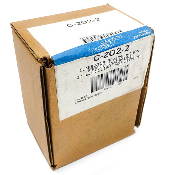 C-202-2 Johnson Controls Reverse Acting Cumulator MR