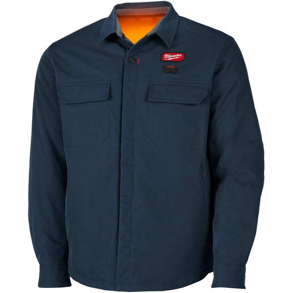 M103U-21L Milwaukee M12 Heated Shirt Jacket Kit, Blue, Large