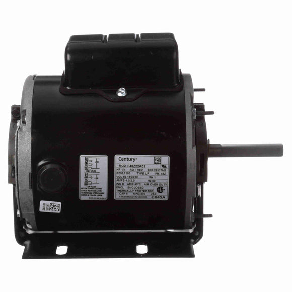 C045A Century 1/4HP Electric Motor, 1100RPM