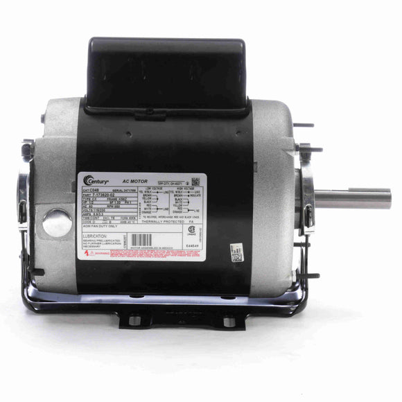 C048 Century 1/2HP Direct Drive Fan Electric Motor, 850RPM