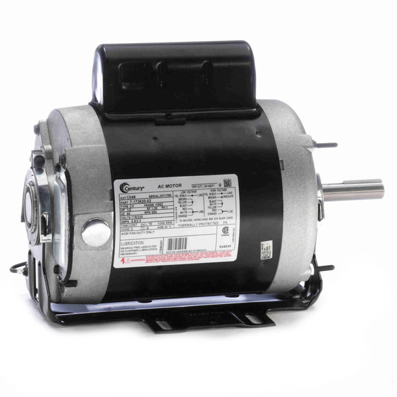 C048 Century 1/2HP Direct Drive Fan Electric Motor, 850RPM