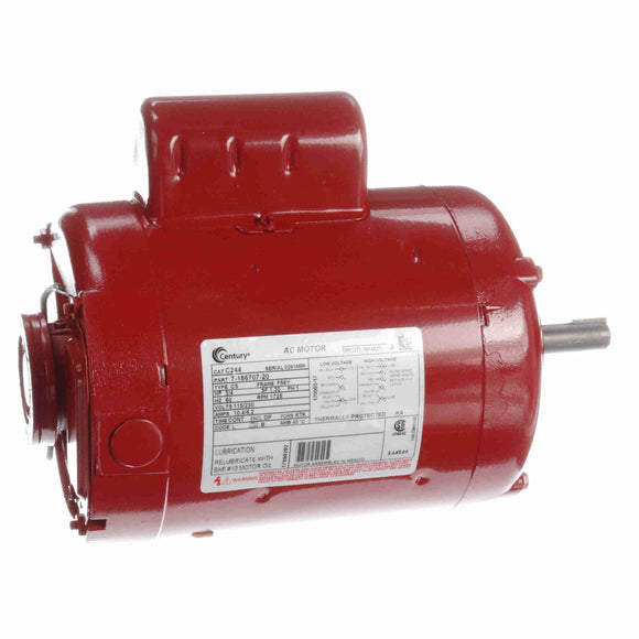 C244 Century 3/4HP Hot Water Circulator Pump Electric Motor, 1725RPM