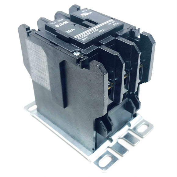 C25DNC330B Eaton 3-Pole Definite Purpose Contactor, 30A, 208/240V Coil, 50/60Hz