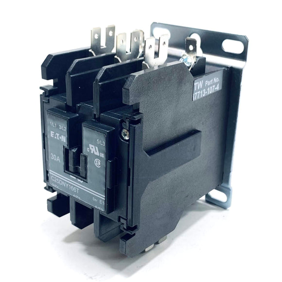 C25DNY166T Eaton Definite Purpose Contactor 24V, AC, 50/60 Hz, 3 Pole