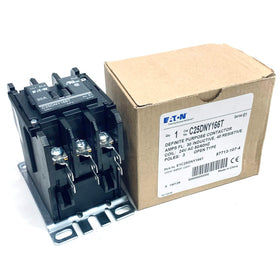 C25DNY166T Eaton Definite Purpose Contactor 24V, AC, 50/60 Hz, 3 Pole - 0