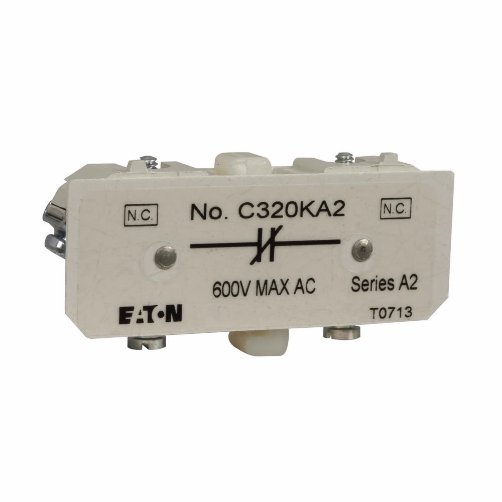 C320KA2 Cutler-Hammer Auxiliary Contact, 1NC - 0