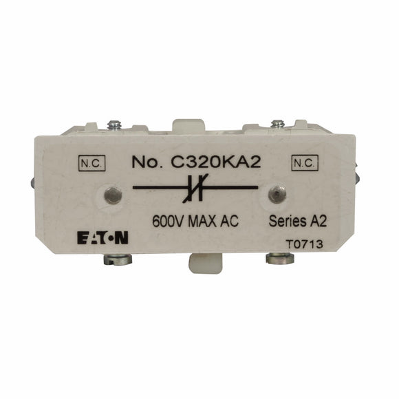 C320KA2 Cutler-Hammer Auxiliary Contact, 1NC