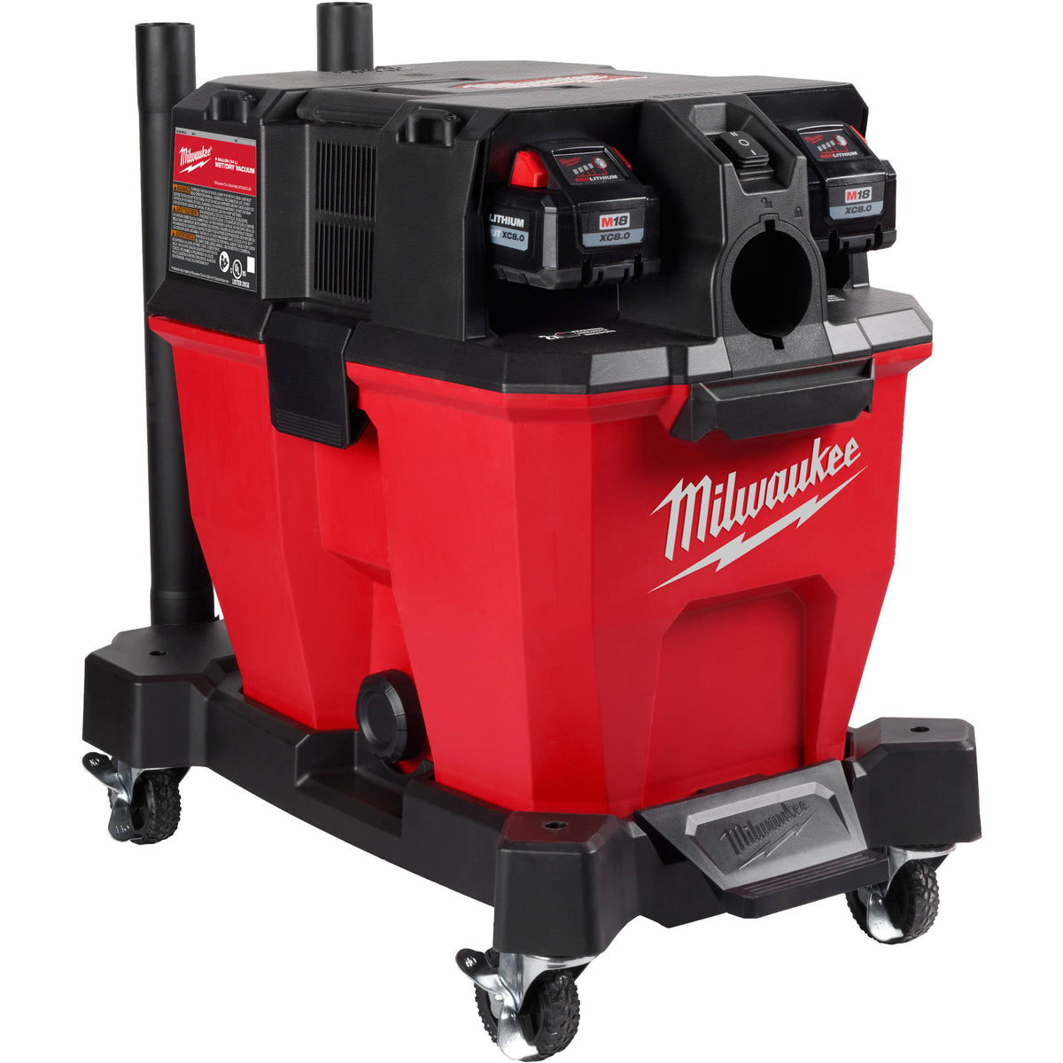 0920-22HD Milwaukee M18 FUEL 9 Gallon Dual-Battery Wet/Dry Vacuum Kit ...