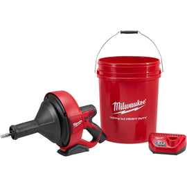 2571-21 Milwaukee M12 Drain Snake Kit with 5/16" Cable