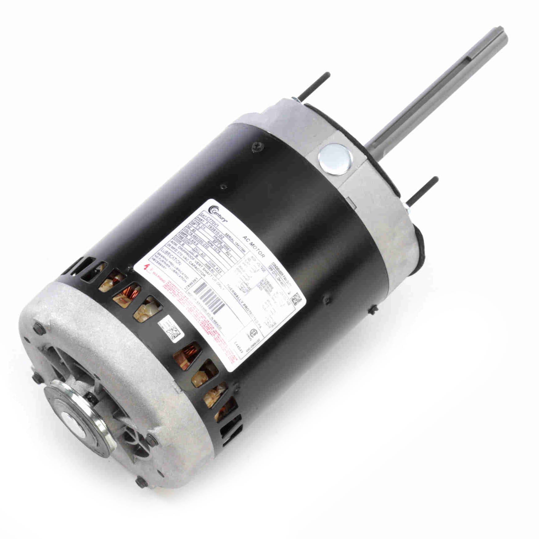 C770V1 Century 1HP Condenser Fan/HVAC Electric Motor, 1200RPM - 0