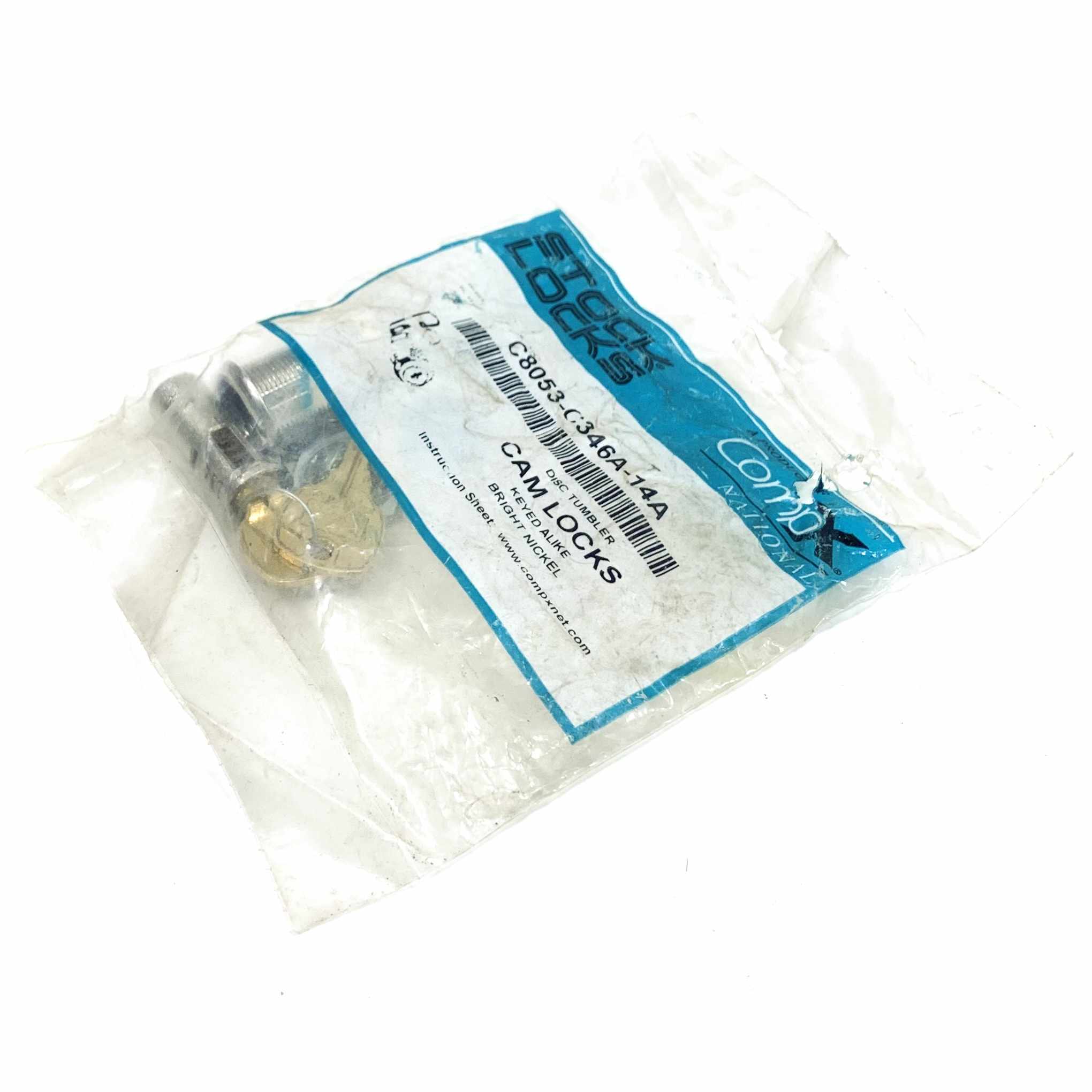 C8053-C346A-14A CompX Disc Tumbler Cam Locks
