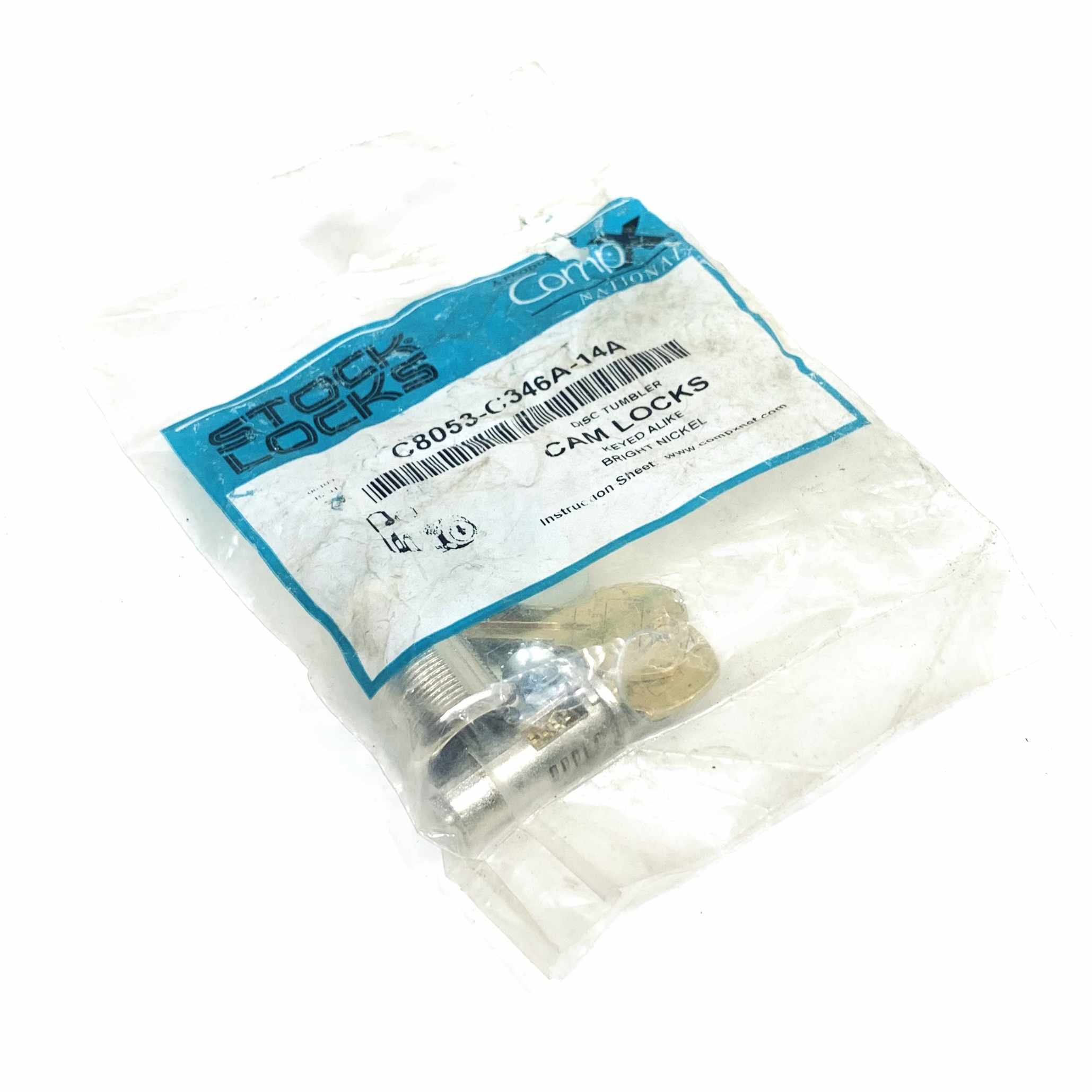 C8053-C346A-14A CompX Disc Tumbler Cam Locks