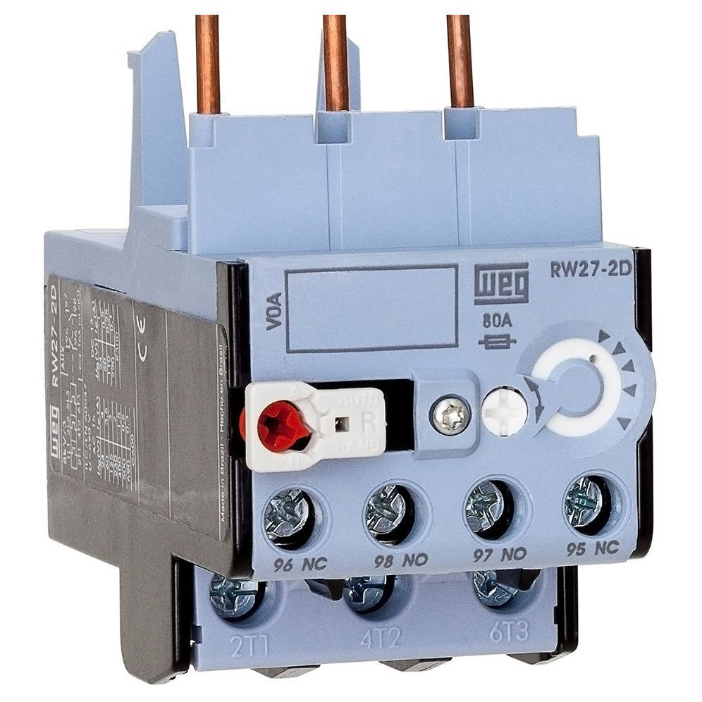 2d3 RW27-2D3-D012 WEG Bi-Metallic Thermal Overload Relay, 3 Pole, 0.8 - 1 ...