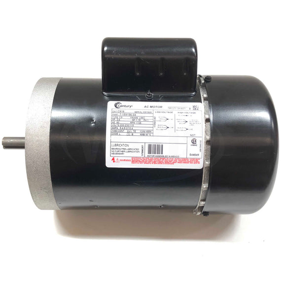 C916 Century 3/4 Hp, 208-230/115V, 5.4-5.2/10.4 A, 1725 RPM, 60Hz, Motor
