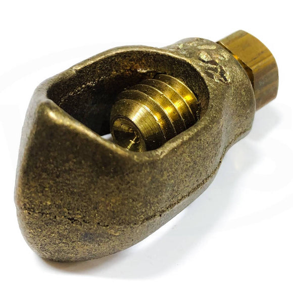 CAB-1 Teledyne Penn-Union Bronze Ground Rod Clamp 10 Sol.- 2 STR, 1/2" Rod Size