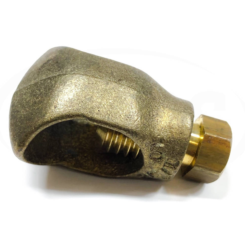 CAB-1 Teledyne Penn-Union Bronze Ground Rod Clamp 10 Sol.- 2 STR, 1/2" Rod Size - 0