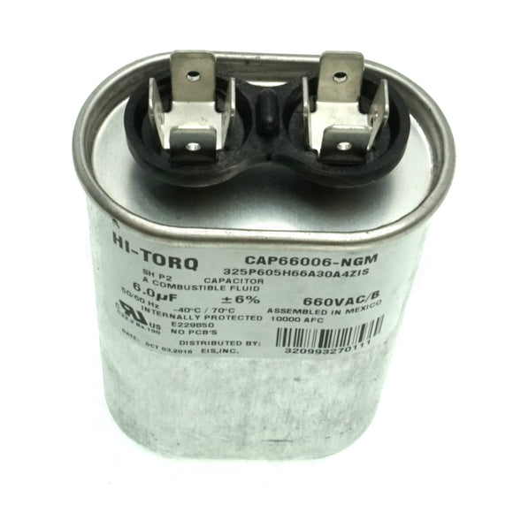 CAP66006 Hi-Torq Oval Run Capacitor, 6uf 660V