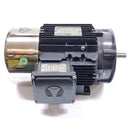 CB3-AL-TF-56HC-4-B-D-2 Techtop 2HP Cobra Electric Motor, 1800RPM-12