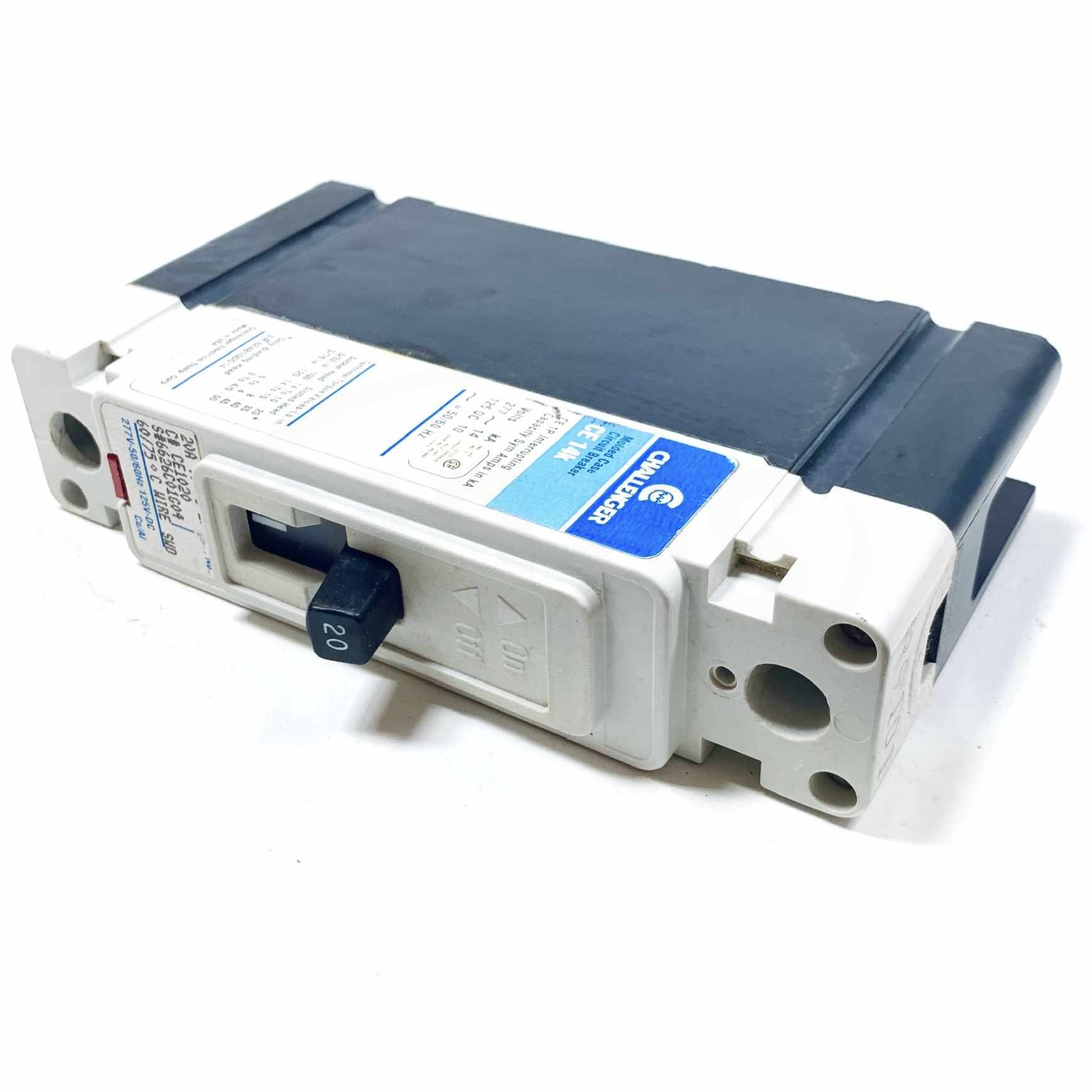 CE1020 Challenger Molded Case Circuit Breaker, 277V-50/60Hz 125V-DC