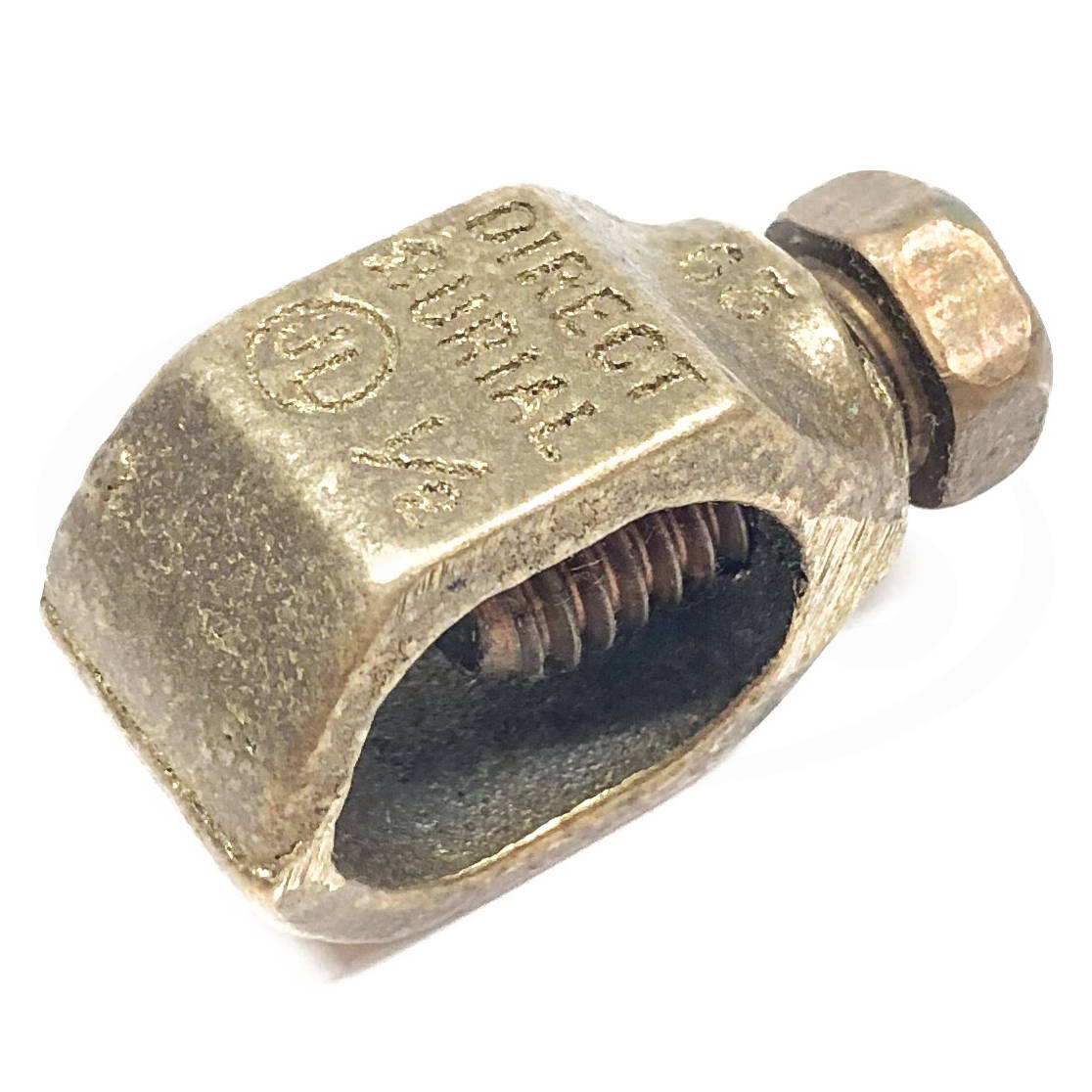 CEB-1 Teledyne Penn-Union Bronze Ground Rod Clamps, 1/2" Rod, 8 SOL - 2 STR