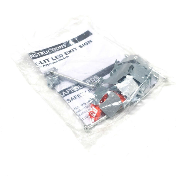 CEL-2-B-RM-BA-R Mule Recessed Mount Edge-Lit LED Exit Sign