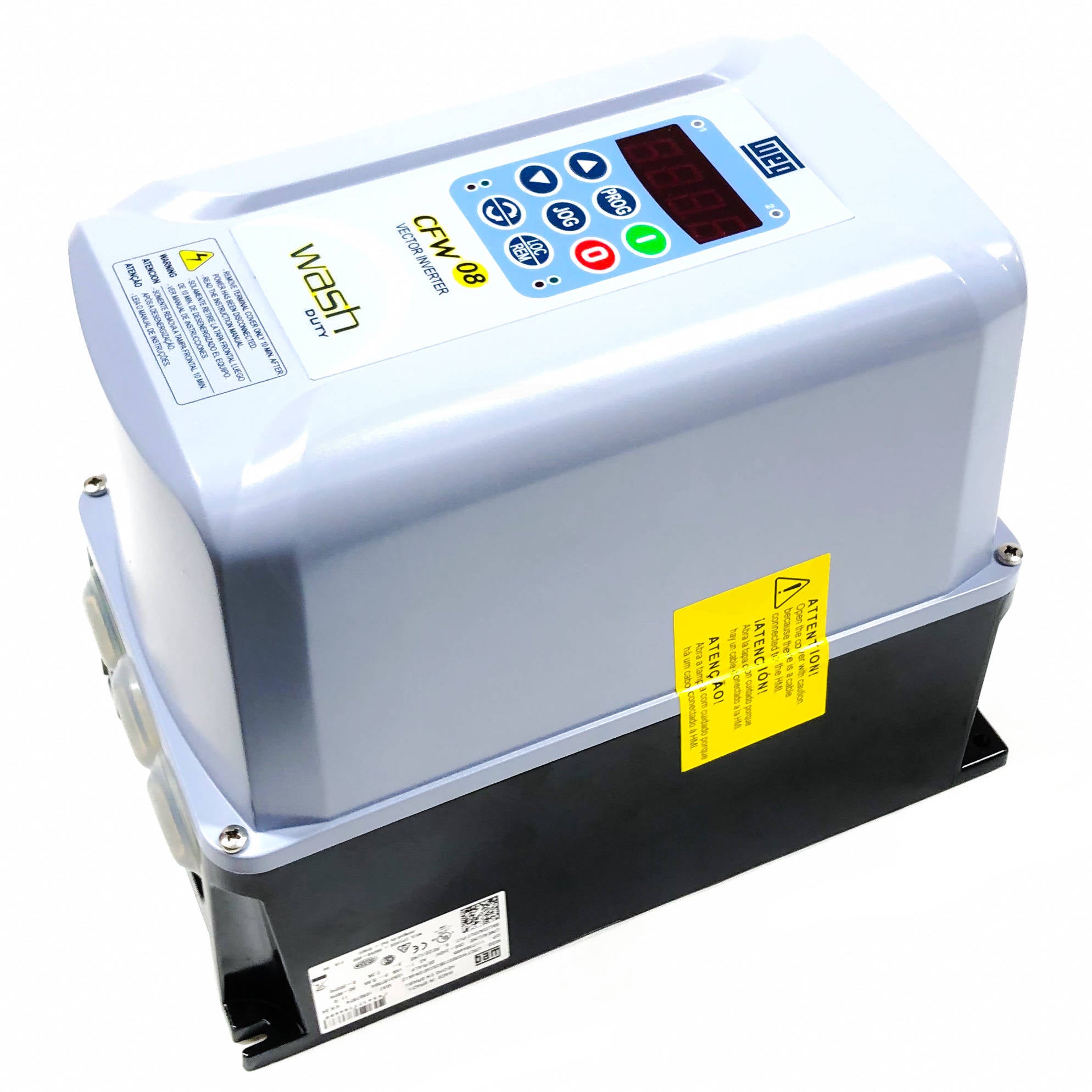 WEG CFW08 Variable Frequency Drive, 230 VAC, 7.3 Amps