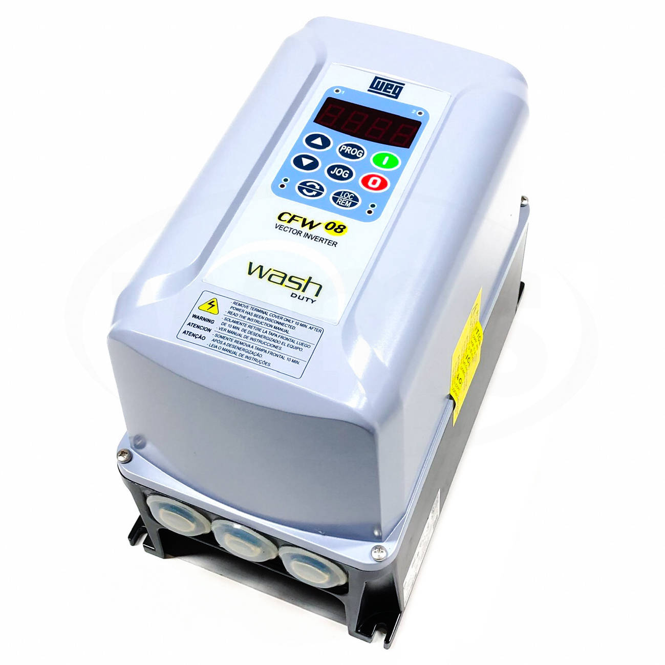 WEG CFW08 Variable Frequency Drive, 230 VAC, 16 Amps